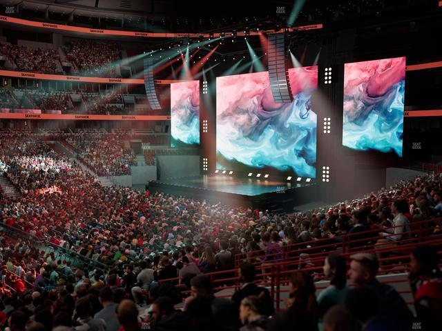 United Center - Section 101 Seat View United Center - Section 101 Seat View