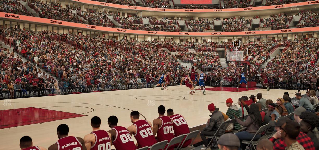 United Center - Section 102 Seat View