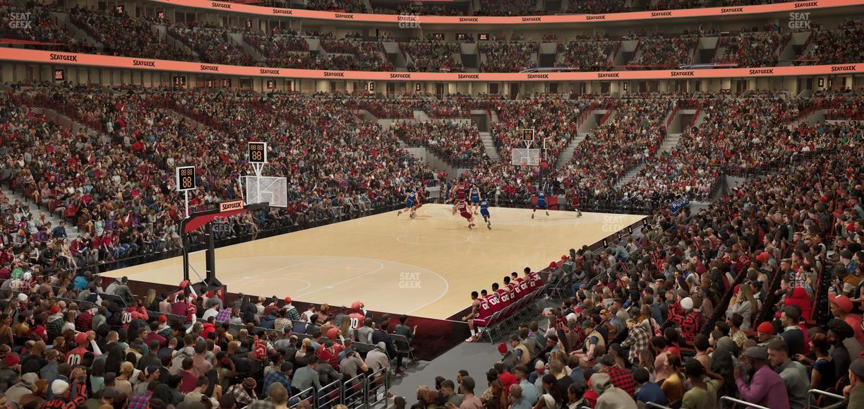 United Center - Section 104 A Seat View