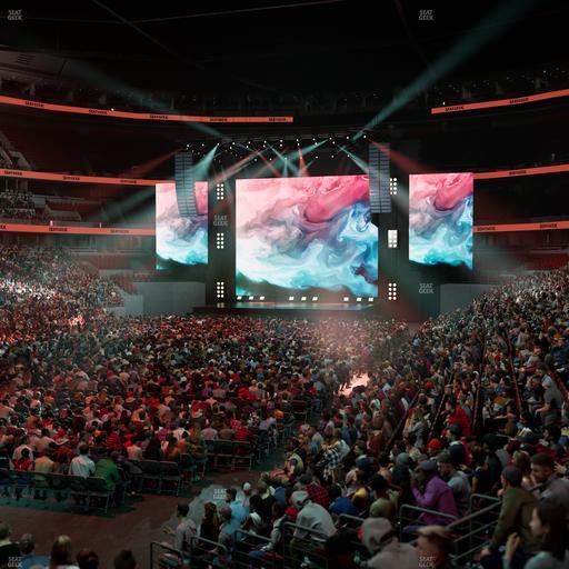 United Center - Section 104 A Seat View