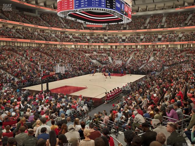 United Center - Section 104 A Seat View United Center - Section 104 A Seat View