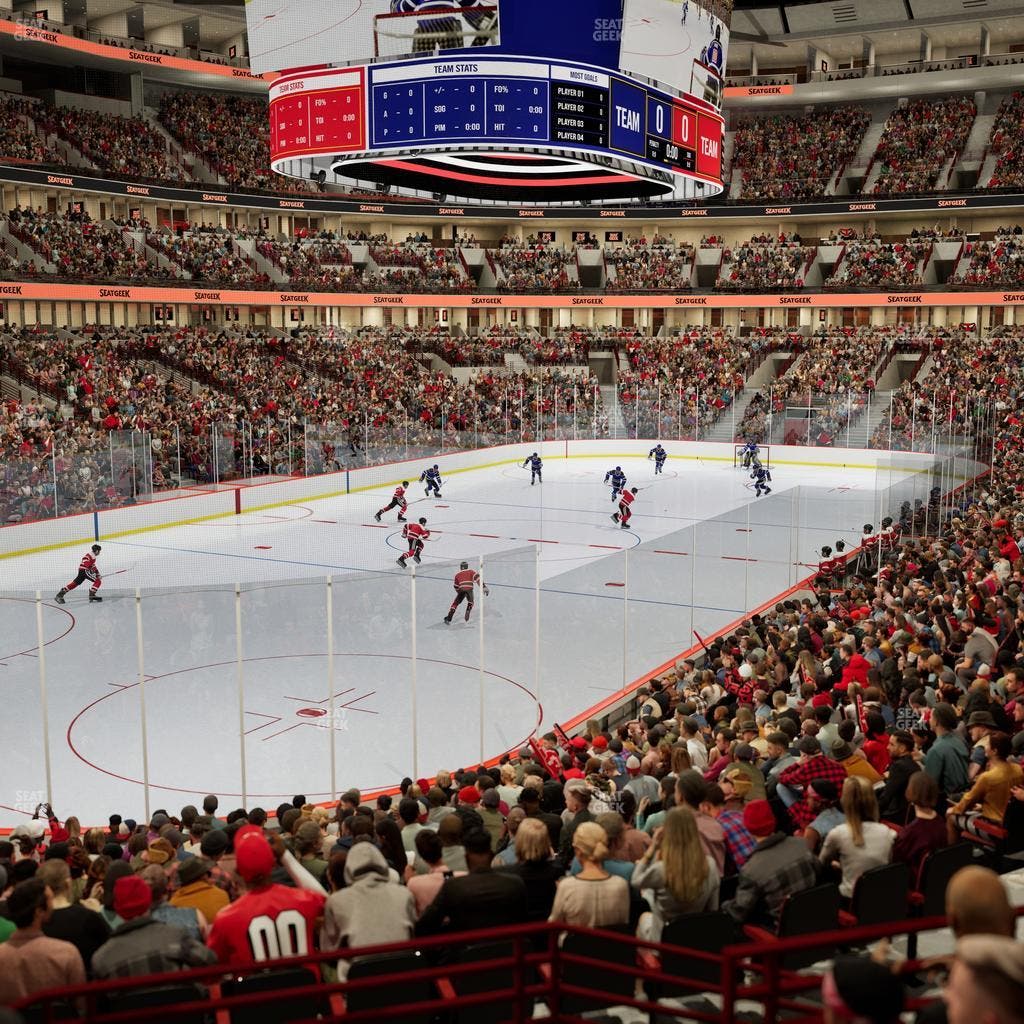 United Center - Section 104 Seat View