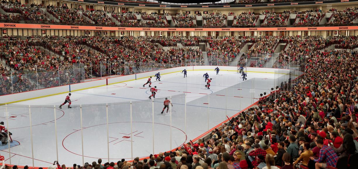 United Center - Section 104 Seat View