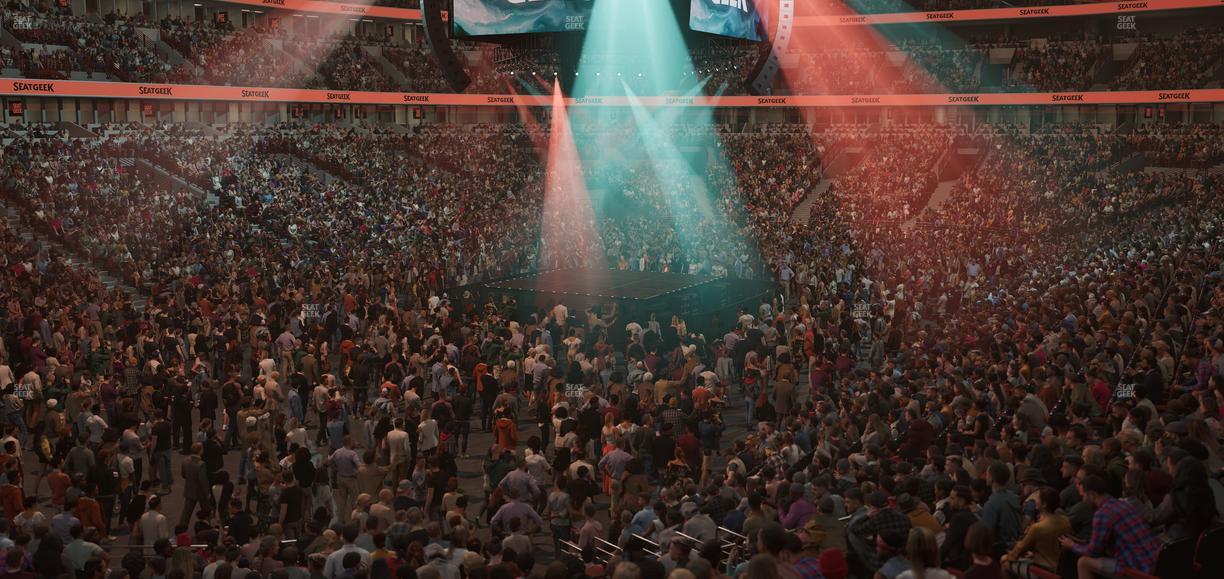 United Center - Section 104 Seat View