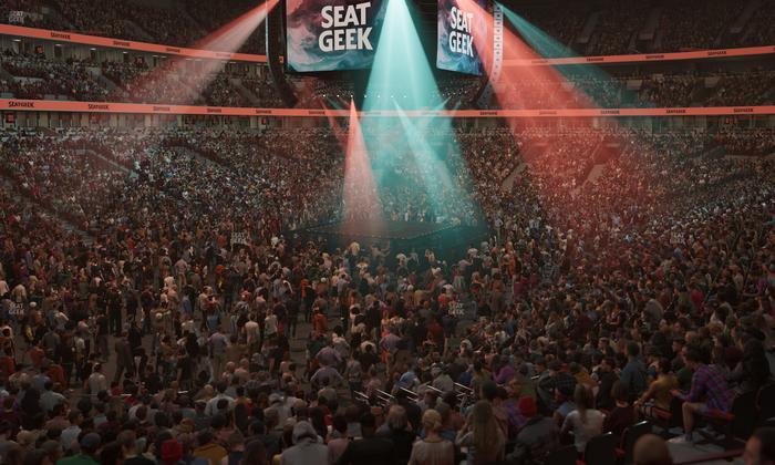 United Center - Section 104 Seat View