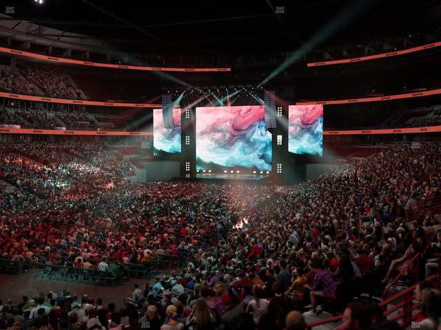 United Center - Section 104 Seat View United Center - Section 104 Seat View