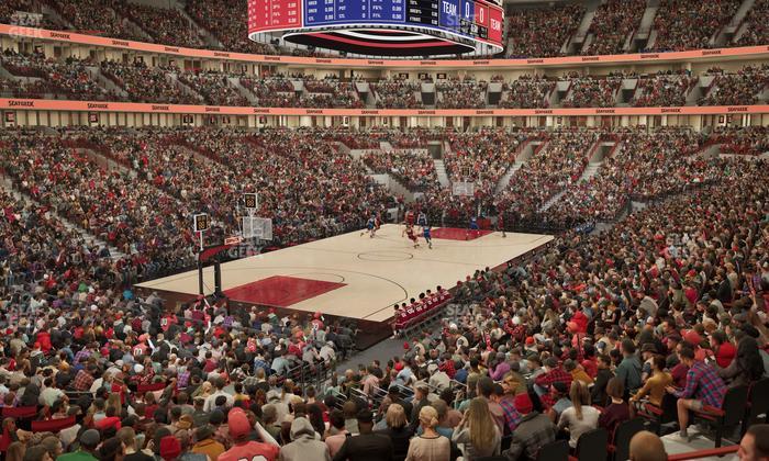 United Center - Section 104 Seat View