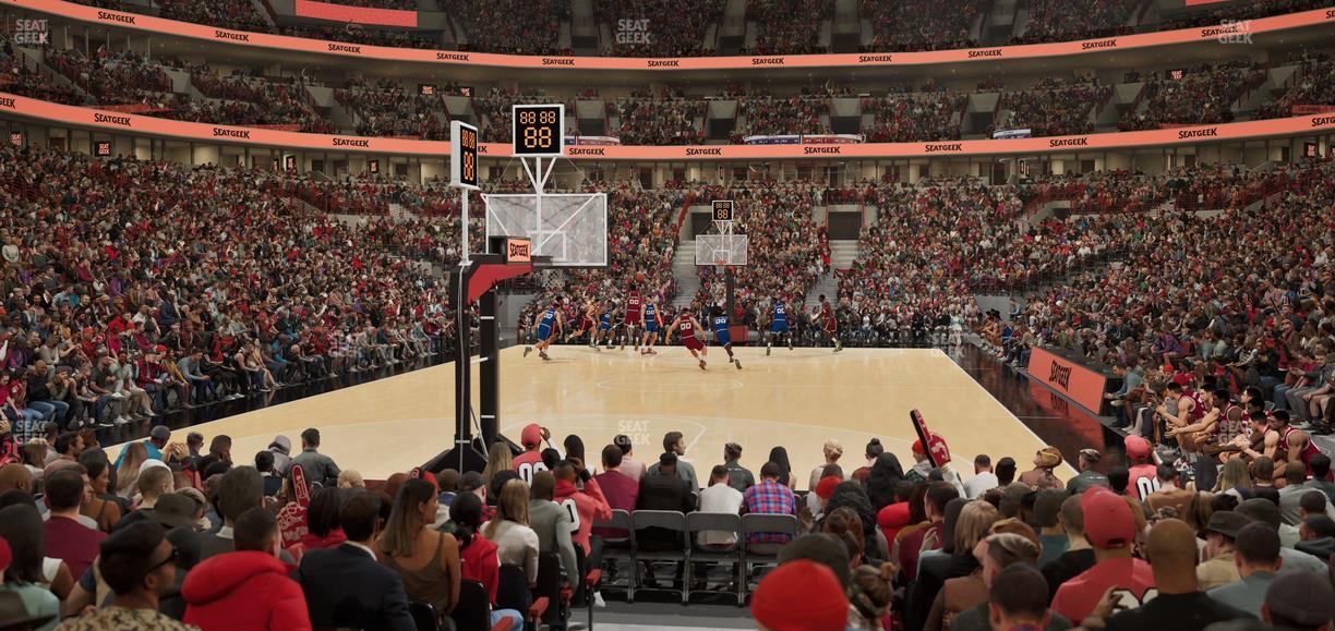 United Center - Section 105 Seat View