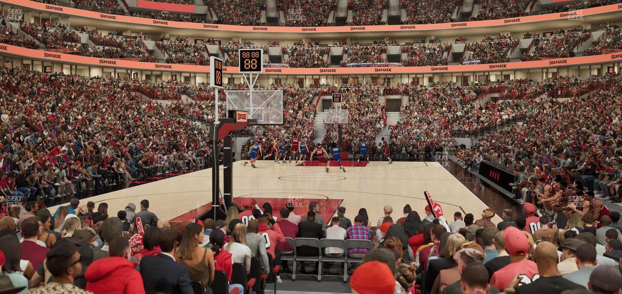 United Center - Section 105 Seat View