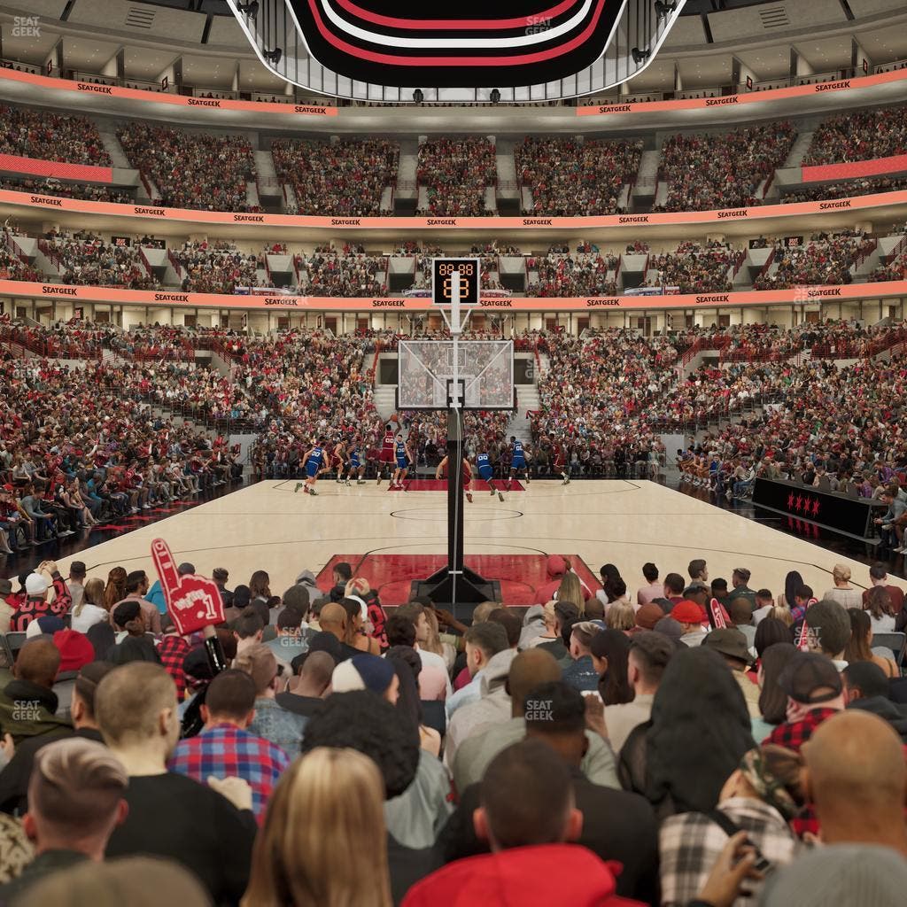 United Center - Section 106 Seat View