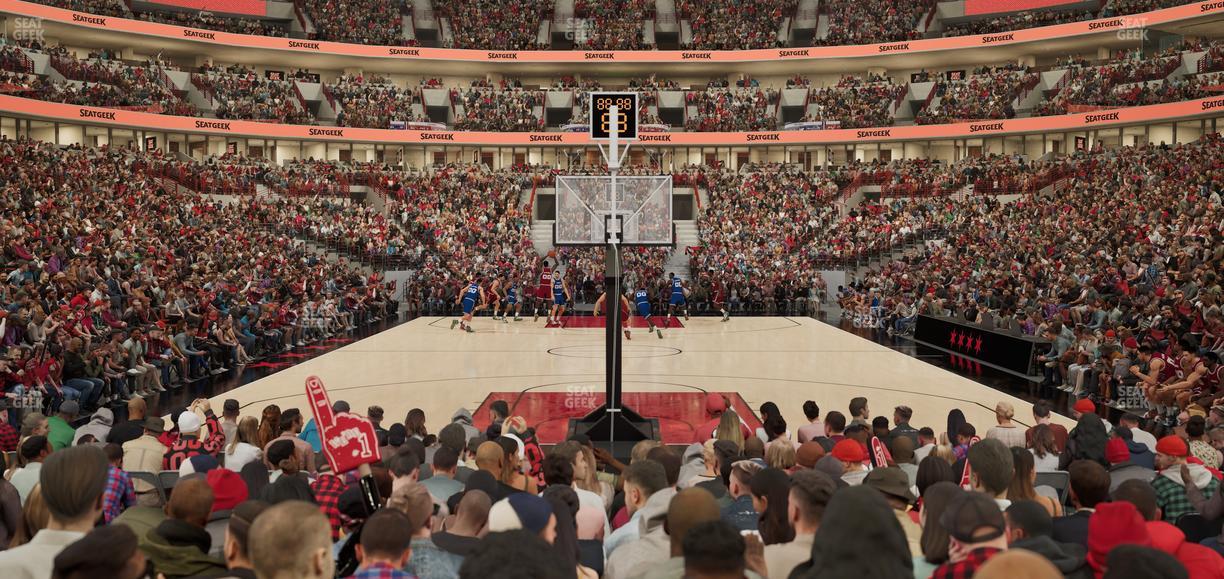 United Center - Section 106 Seat View