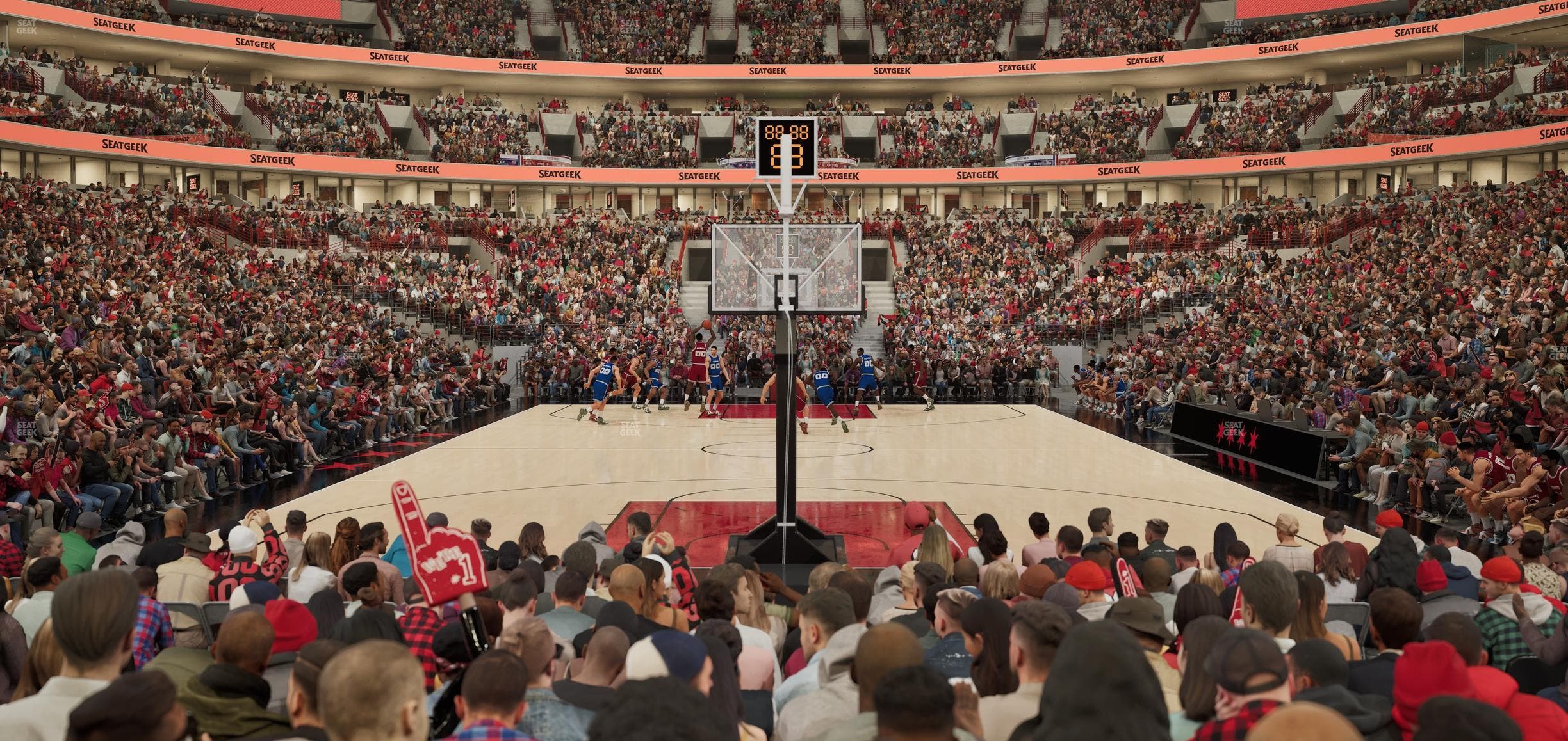 United Center - Section 106 Seat View