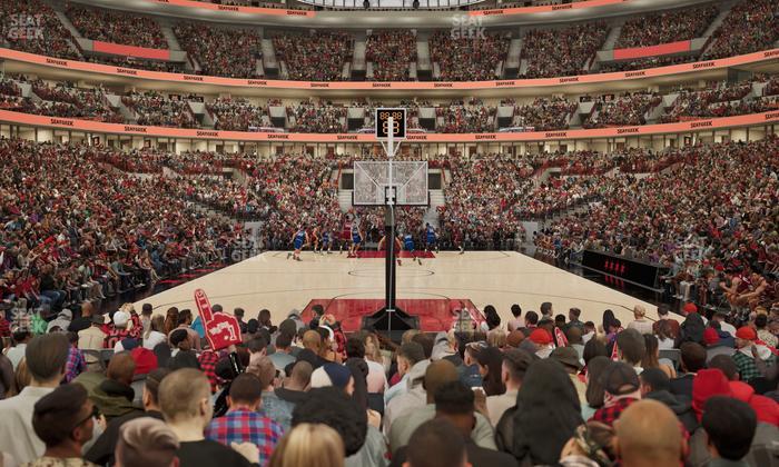 United Center - Section 106 Seat View