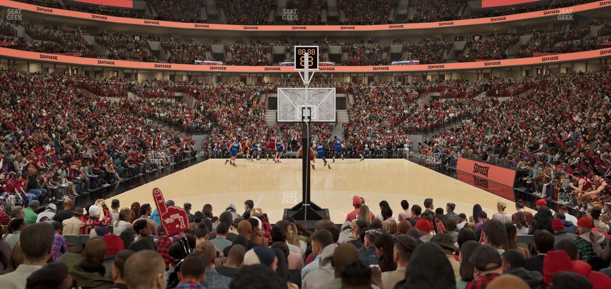 United Center - Section 106 Seat View