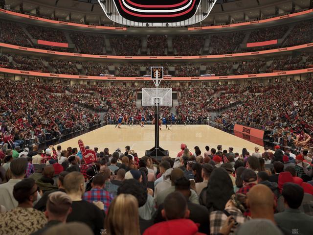 United Center - Section 106 Seat View