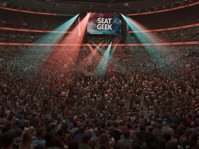 United Center - Section 107 Seat View