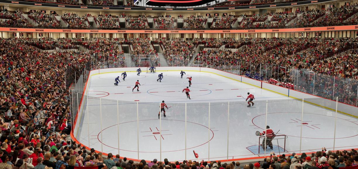 United Center - Section 107 Seat View