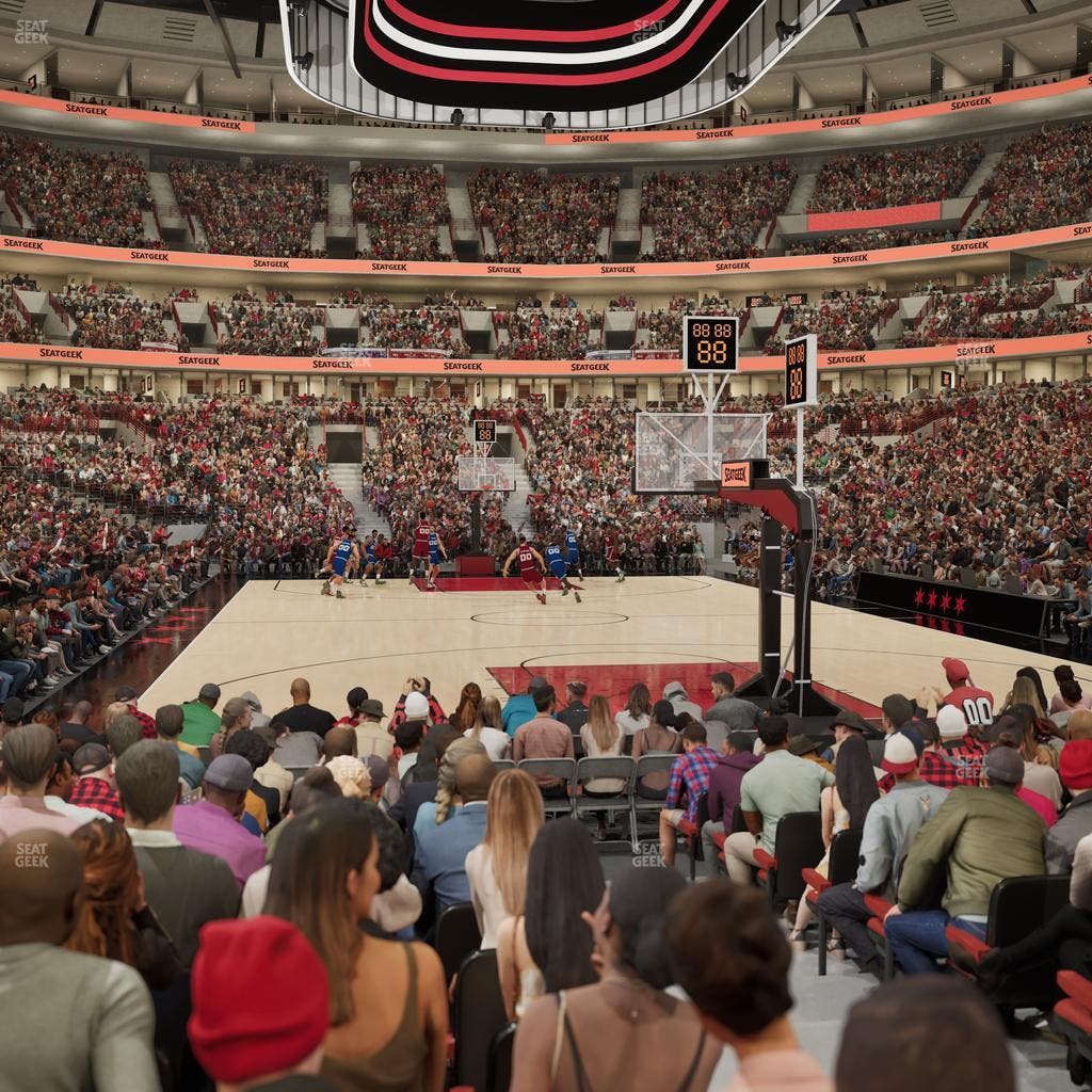 United Center - Section 107 Seat View