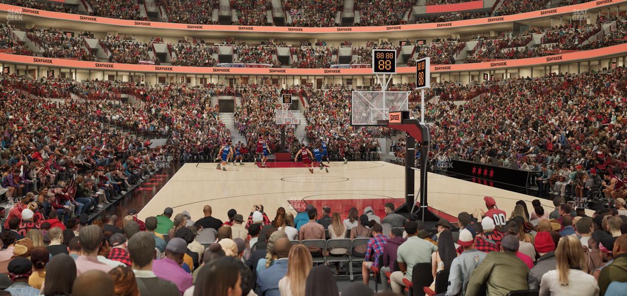 United Center - Section 107 Seat View