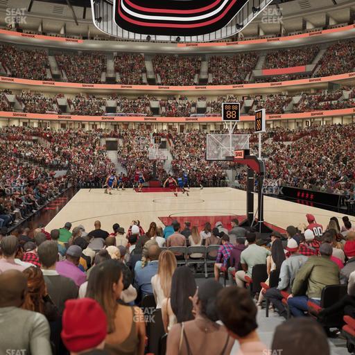United Center - Section 107 Seat View