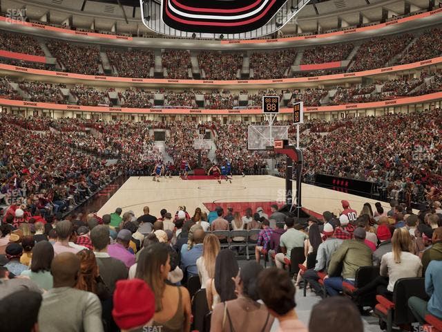 United Center - Section 107 Seat View