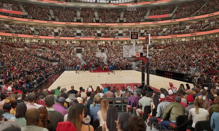 United Center - Section 107 Seat View