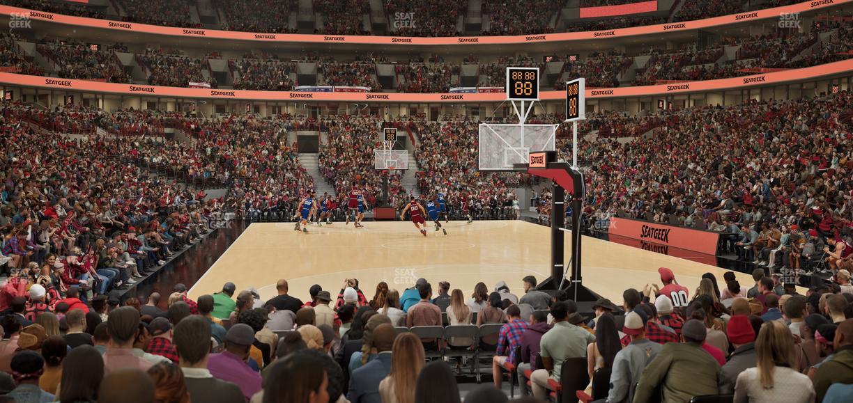United Center - Section 107 Seat View