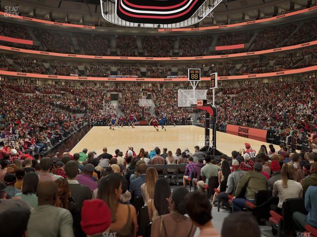 United Center - Section 107 Seat View