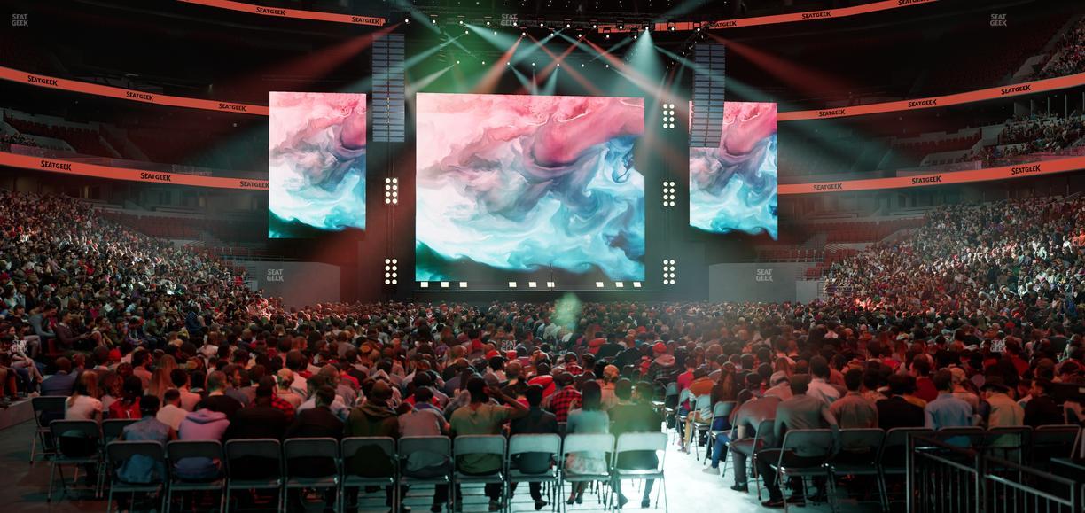 United Center - Section 107 Seat View