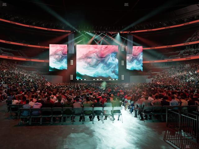 United Center - Section 107 Seat View