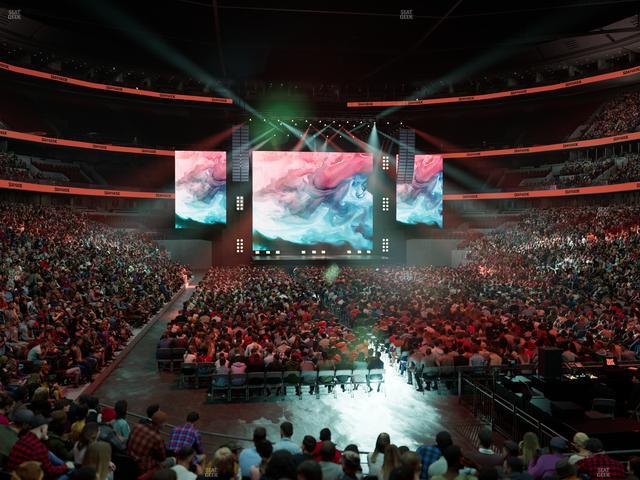 United Center - Section 107 Seat View United Center - Section 107 Seat View