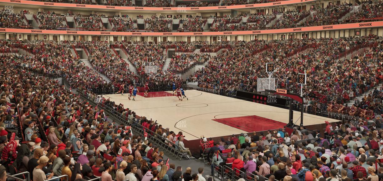 United Center - Section 108 A Seat View