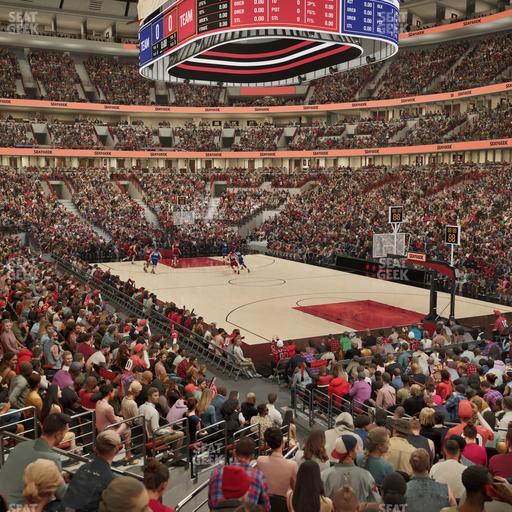 United Center - Section 108 A Seat View