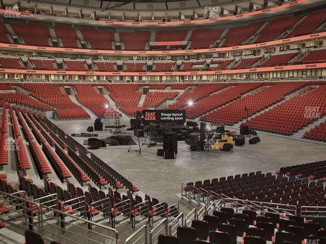 United Center - Section 108 A Seat View