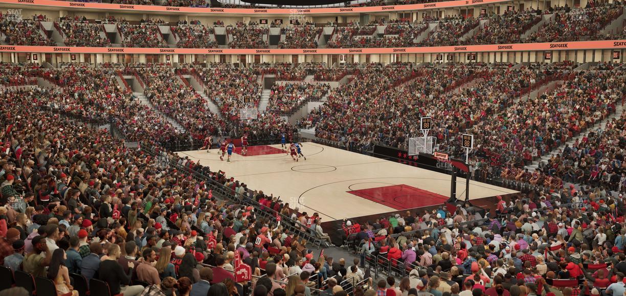 United Center - Section 108 Seat View
