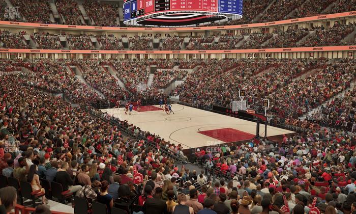 United Center - Section 108 Seat View