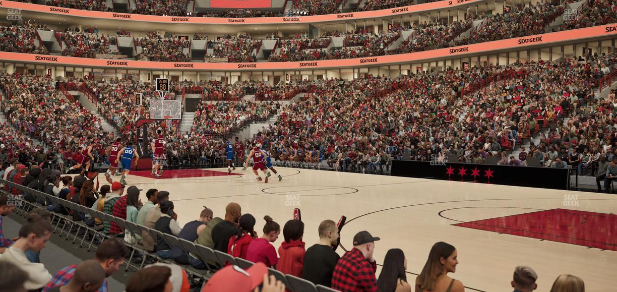 United Center - Section 110 Seat View
