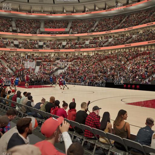 United Center - Section 110 Seat View