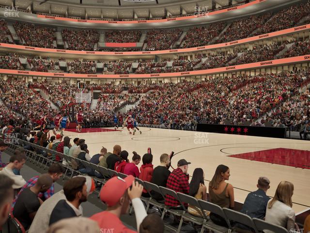 United Center - Section 110 Seat View United Center - Section 110 Seat View