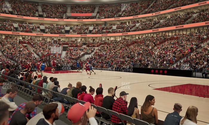 United Center - Section 110 Seat View