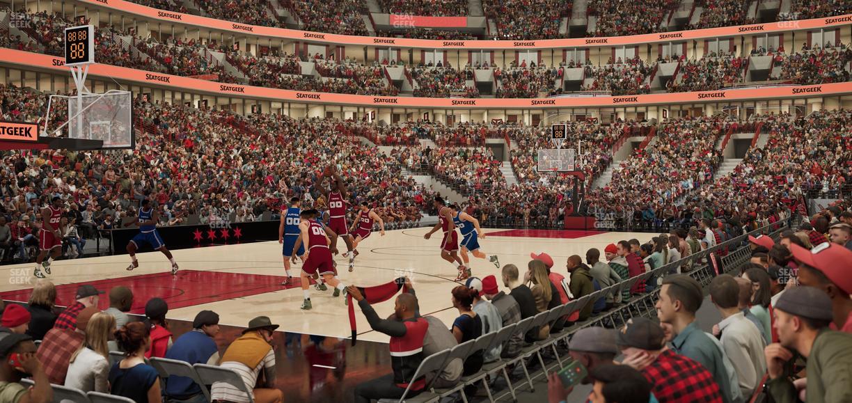 United Center - Section 114 Seat View