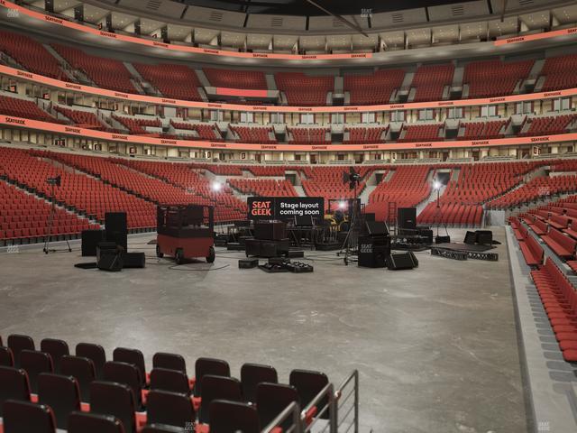 Official view from Section 115 at United Center
