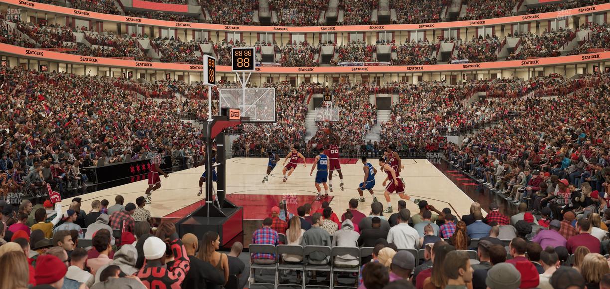 United Center - Section 116 Seat View