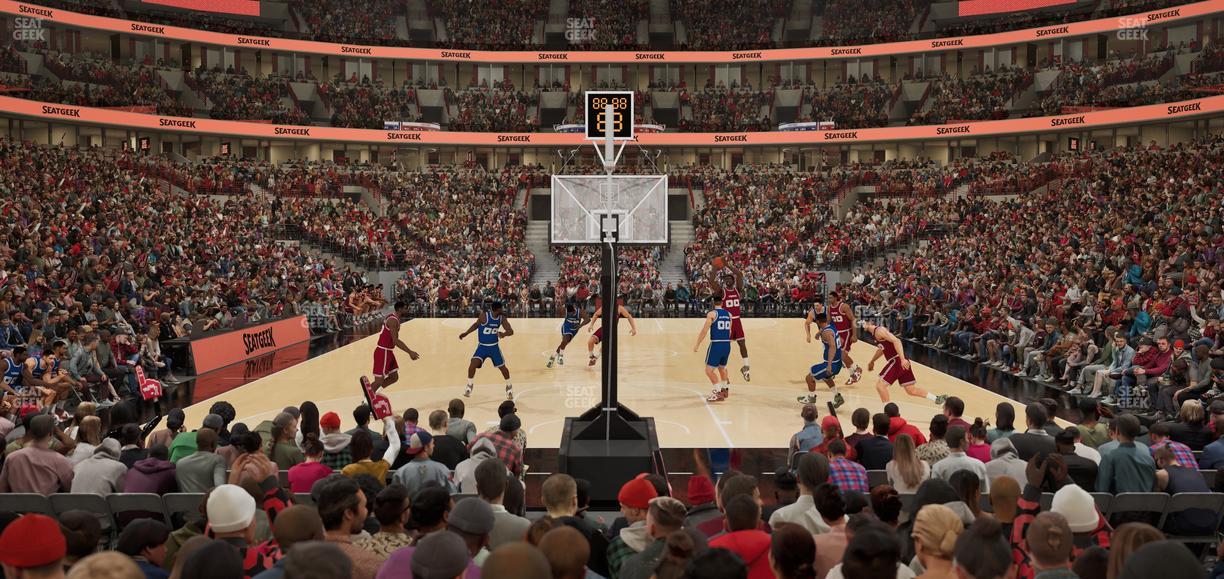 United Center - Section 117 Seat View