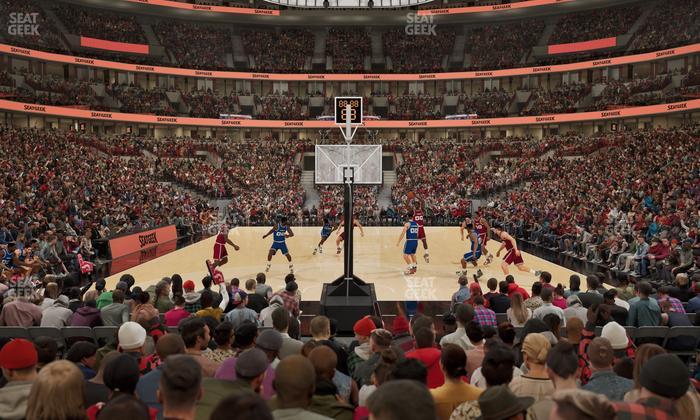United Center - Section 117 Seat View