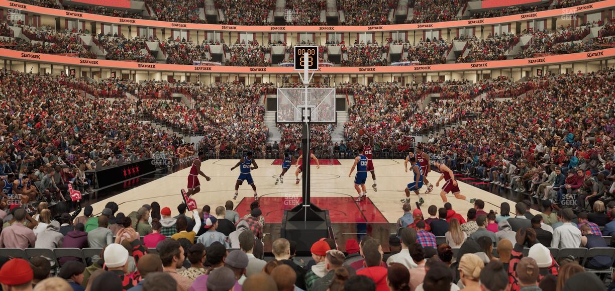 United Center - Section 117 Seat View