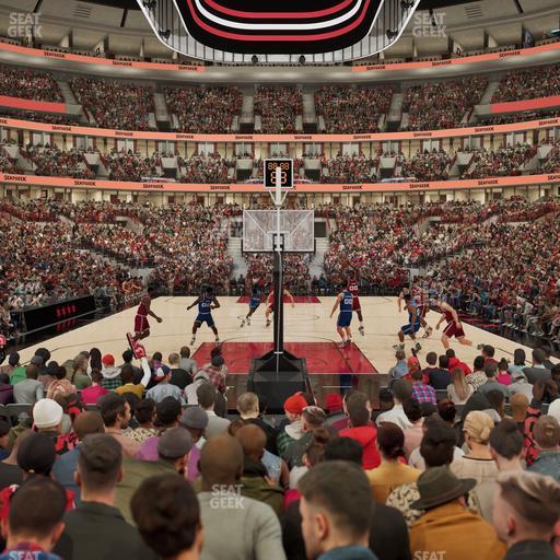 United Center - Section 117 Seat View