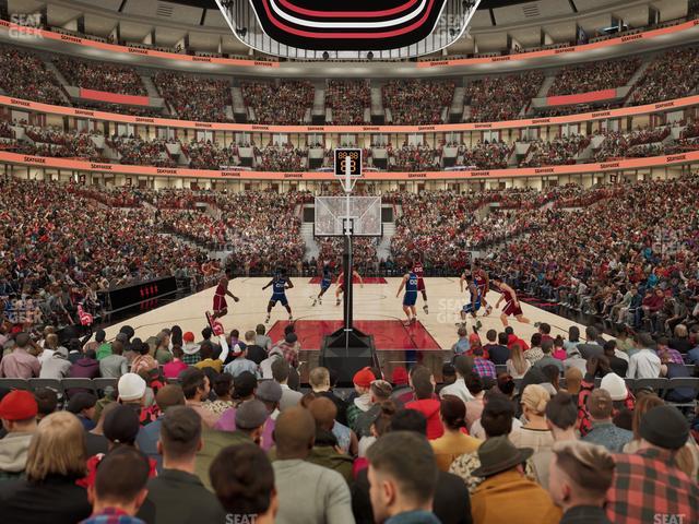 United Center - Section 117 Seat View United Center - Section 117 Seat View