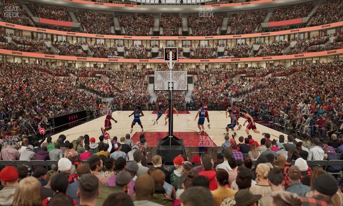 United Center - Section 117 Seat View