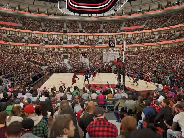 United Center - Section 118 Seat View